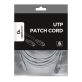 Gembird PP6U-5M 5m RJ45 CAT6 UTP - RJ45 CAT6 UTP M/M szürke patch kábel