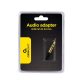 Gembird A-6.35M-3.5F Jack stereo 6,3mm -> Jack stereo 3,5mm M/F fekete adapter