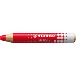   Stabilo MARKdry táblákhoz és flipchartokhoz vastag piros táblaceruza