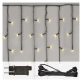   Emos D1CW02 CNT 2,5m 100LED IP44 12W időzítős meleg fehér jégcsapok kezdő készlet