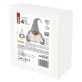   Emos DCFW01 35 cm 3× AA beltéri meleg fehér LED karácsonyi manó