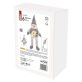   Emos DCFW02 31 cm, 3× AA beltéri meleg fehér LED karácsonyi ülő hóember