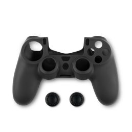   Spartan Gear 2808143 PS4 kontroller szilikon skin fekete + thumb grips
