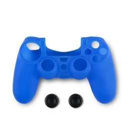   Spartan Gear 2808145 PS4 kontroller szilikon skin kék + thumb grips