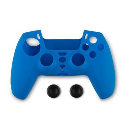   Spartan Gear 2808148 PS5 kontroller szilikon skin kék + thumb grips