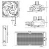 Arctic Liquid Freezer II - 280 processzor hűtő