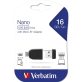   Verbatim 49821 Store 'n' Stay 16GB USB 2.0 nano Flash Drive + adapter