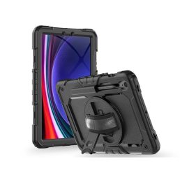   Tech-Protecht TP606249 Samsung X510/X516B Galaxy Tab S9 FE 10.9 ütésálló tablet tok + üveg