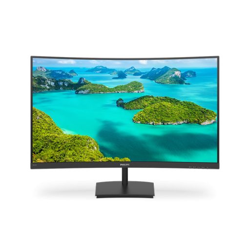 Philips 23,6" 241E1SCA FHD VA VGA/HDMI ívelt monitor