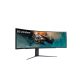   LG 49" 49GR85DC 5120x1440 VA 240Hz HDMI/DP/USB ívelt gamer monitor