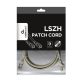 Gembird PP6A-LSZHCU-2M 2m RJ45 CAT6A S/FTP - RJ45 CAT6A S/FTP M/M szürke patch kábel