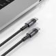   Tech-Protect TP606133 Type-C to Type-C 2m 100W PD fekete adat- és töltőkábel