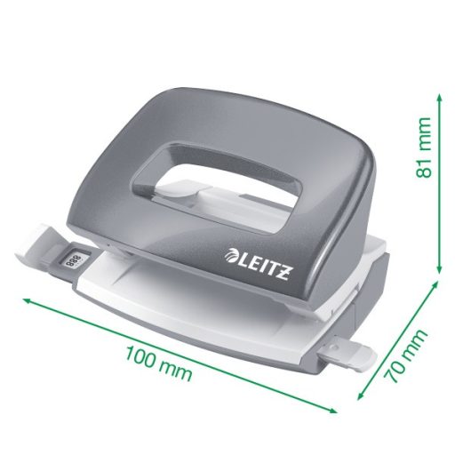 Leitz WOW 10 lap piros mini tűzőgép és lyukasztó szett