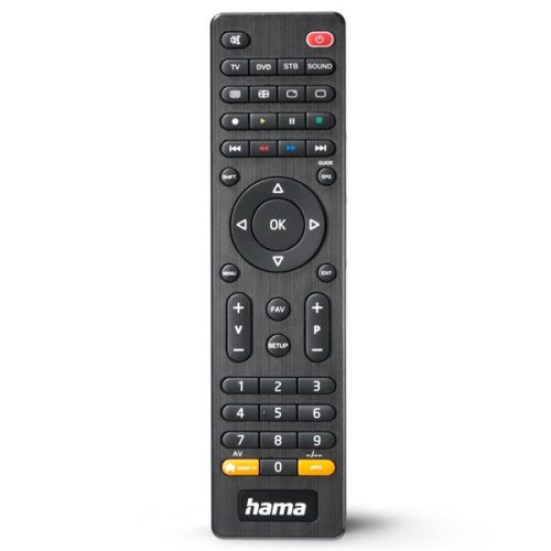 Hama 221052 FITV 4in1 fekete univerzális távirányító