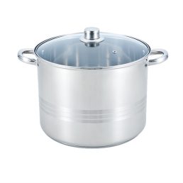  TOO KT-214 13 L-es fazék/lábas fedővel, 28cm-es konyhai rozsdamentes edény