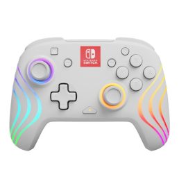   PDP 500-238-WH Afterglow Wave Nintendo Switch/Switch 2 RGB LED Lighting fehér vezeték nélküli kontroller