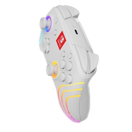 PDP 500-238-WH Afterglow Wave Nintendo Switch/Switch 2 RGB LED Lighting fehér vezeték nélküli kontroller