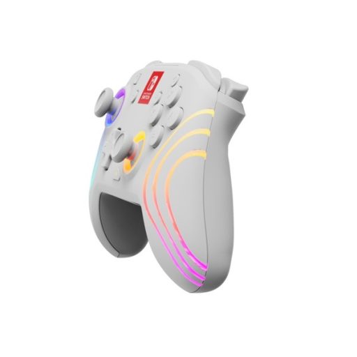PDP 500-238-WH Afterglow Wave Nintendo Switch/Switch 2 RGB LED Lighting fehér vezeték nélküli kontroller