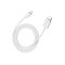 Canyon CNS-MFICAB01W 1m USB - Lightning fehér adat- és töltőkábel