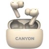 Canyon TWS-10 True Wireless Bluetooth barna fülhallgató