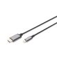   DIGITUS DA-70821 USB C - HDMI A 1,8m szürke video átalakító kábel