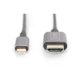  DIGITUS DA-70821 USB C - HDMI A 1,8m szürke video átalakító kábel
