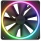   NZXT F140 RGB Duo (single pack) 14 cm 1800RPM fekete ház ventilátor