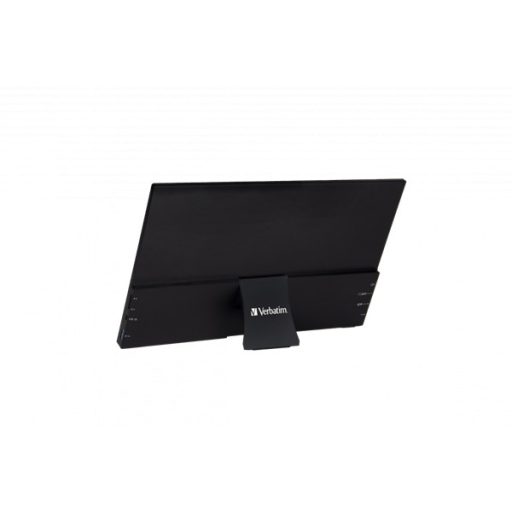 Verbatim 49591 14" PMT-14 FHD IPS HDMI/USB-C fekete fém borítású érintőképernyős monitor
