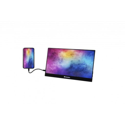 Verbatim 49590 14" PM-14 FHD IPS HDMI/USB-C fekete monitor