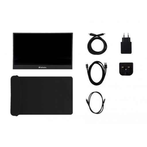 Verbatim 49590 14" PM-14 FHD IPS HDMI/USB-C fekete monitor