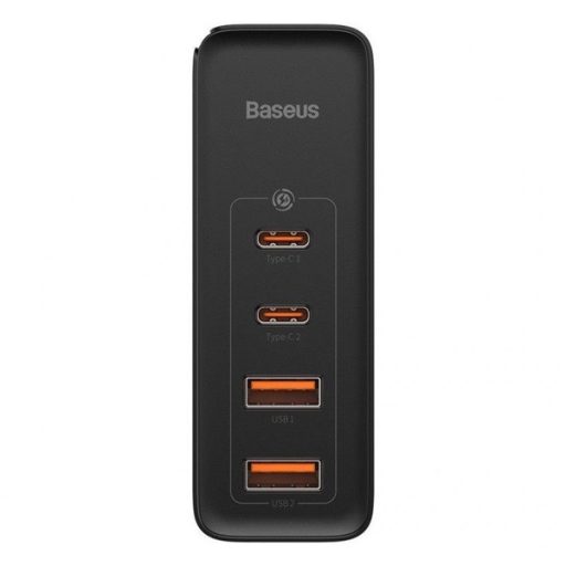 Baseus CCGAN2P-L01 GaN2 Pro 100W 2xUSB/2xUSB C fekete töltő