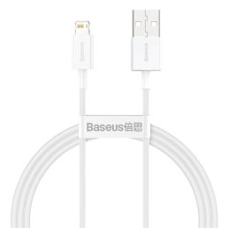   Baseus CALYS-A02 Superior 1m 2,4A Lightning fehér adat- és töltőkábel