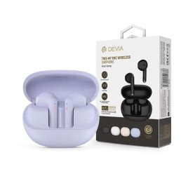   Devia ST399367 TWS-M7 ENC True Wireless Bluetooth lila fülhallgató