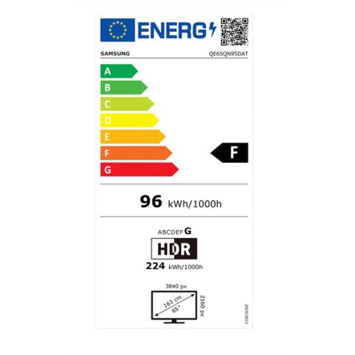 Samsung 65" QE65QN95DATXXH 4K UHD Smart Neo QLED Mini LED TV