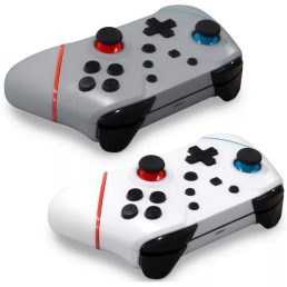  Armor3 M07467-WHWS NuChamp Nintendo Switch vezeték nélküli kontroller csomag (2db) (Fehér, Ezüst)