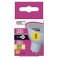   Emos ZQ8155D GU10/7W (60W)/800 lm/meleg fehér/dimmelhető Classic MR16 LED izzó
