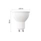   Emos ZQ8155D GU10/7W (60W)/800 lm/meleg fehér/dimmelhető Classic MR16 LED izzó