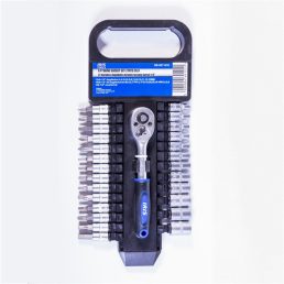   IRIS TOOLS SS-027-016 27 darabos dugókulcs készlet racsnis karral 1/4"