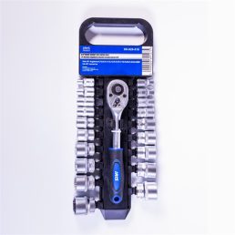   IRIS TOOLS SS-020-018 20 darabos dugókulcs készlet racsnis karral 3/8"