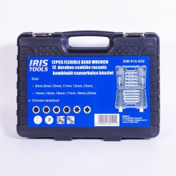   IRIS TOOLS GW-012-032 12 darabos csuklós racsnis kombinált csavarkulcs készlet
