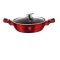 Berlinger Haus BH/1262N 24 cm Metallic Line Burgundy Edition fedővel, alacsony lábas
