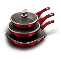   Berlinger Haus BH/6189 Metallic Line Burgundy Edition 6 részes serpenyő szett