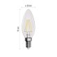   Emos ZF3220 E14 / 3,4 W (40 W) / 470 lm / meleg fehér LED izzó