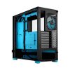 Fractal Design Pop Air RGB ciánkék/fekete (táp nélküli) ablakos ATX ház