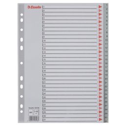 Esselte A4  1-31 műanyag regiszter