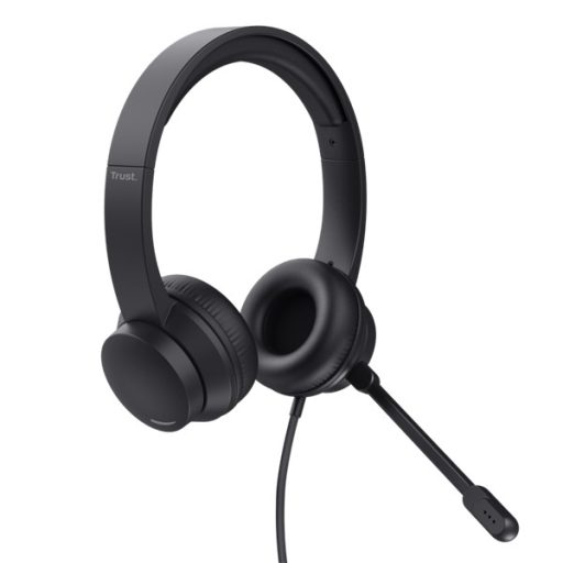 Trust Ayda PC vezetékes fekete headset