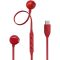 JBL T 305 C RED vezetékes USB C mikrofonos piros fülhallgató