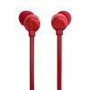 JBL T 310 C RED vezetékes USB C mikrofonos piros fülhallgató