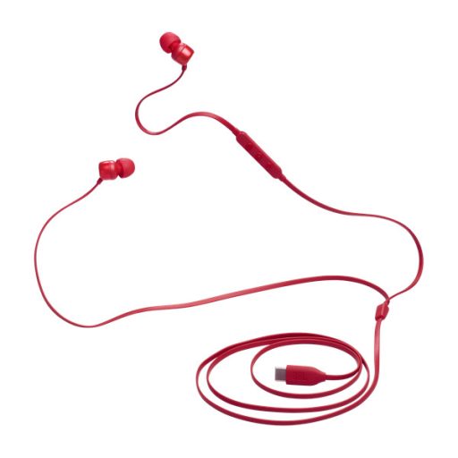 JBL T 310 C RED vezetékes USB C mikrofonos piros fülhallgató