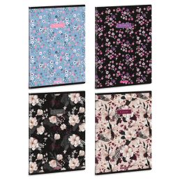   Ars Una Flowery-Mix 24 (5424) A5 extra kapcsos vonalas füzet